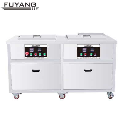 quality Twin Tank 61L 40khz التراسونیک پاک کننده برای قطعات هواپیما قطعات پمپ سیستم سوخت موتور دریایی factory