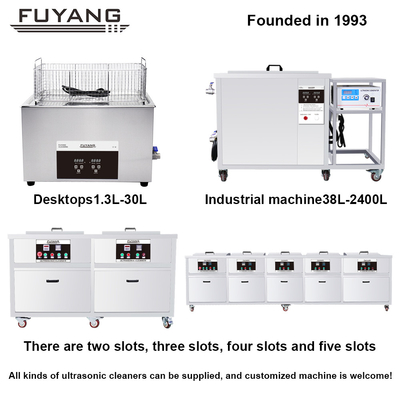 quality پاک کننده التراسونیک صنعتی بزرگ 61L 264L 560L 960L 2400L 40KHz استیل ضد زنگ کامل factory