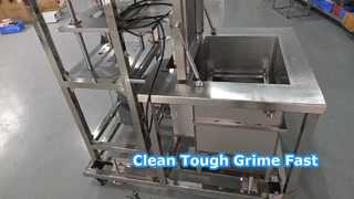 تمیز کردن اولتراسونیک فولاد ضد زنگ 38 لیتری را معرفی کنید