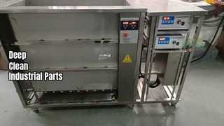 تجهیزات تمیز کردن صنعتی اولتراسونیک 560L 40KHz تک مخزن استیل برای شما